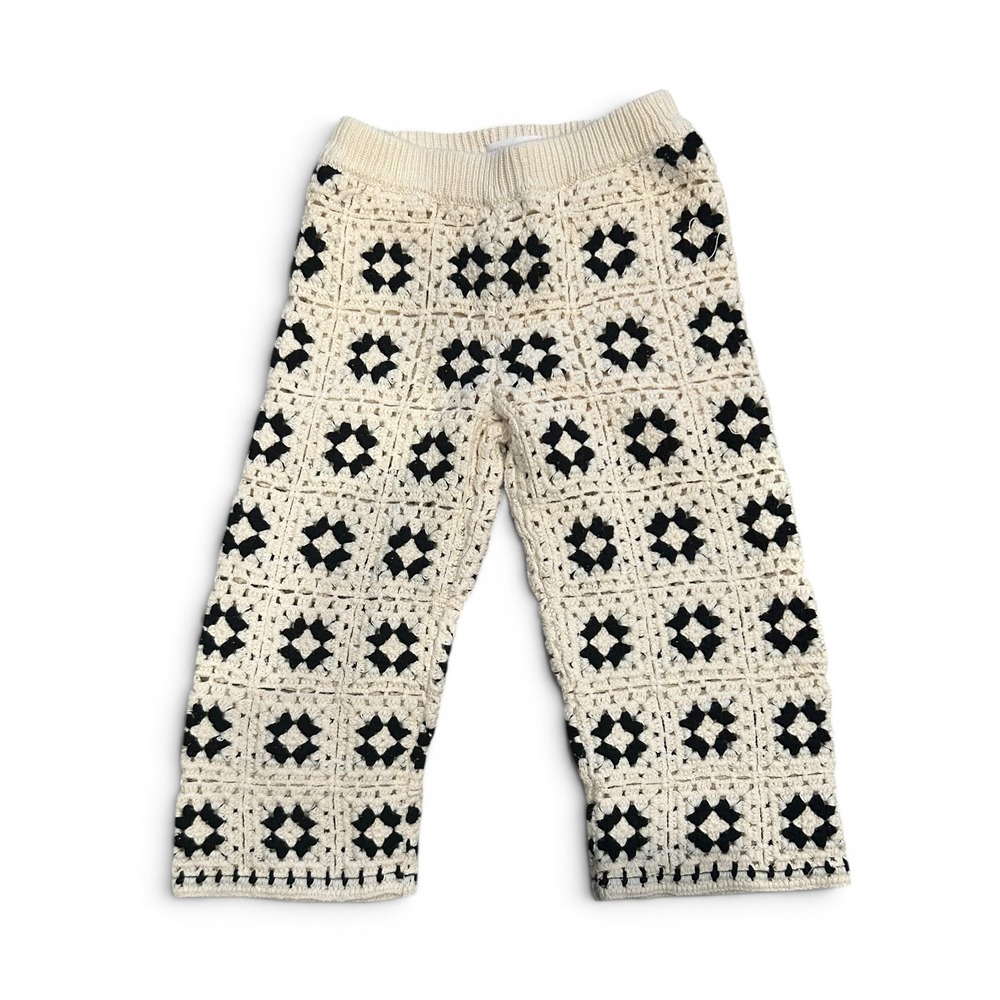 Zara Kids Girl's Crochet Pants Size 3T